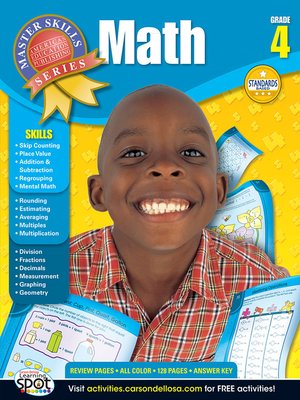 cover image of Math, Grade 4